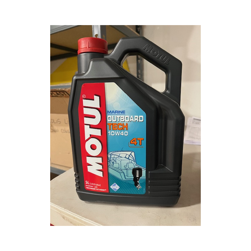 HUILE MOTUL TECH 10W-40 MOTEUR HORS BORD 4T 5L
